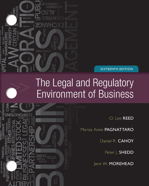 Loose Leaf For Legal & Regulatory Environment