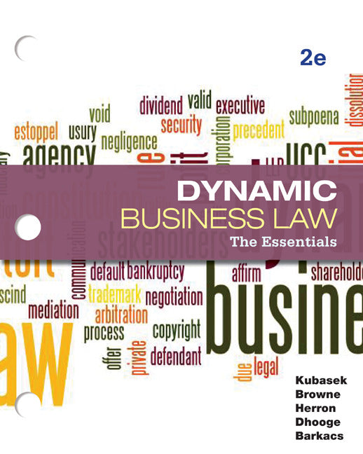Loose Leaf Business Law The Essentials 2e
