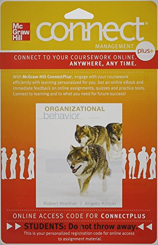 Connect Access Card For Organizational Behavior