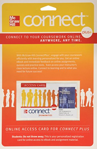 Connect Access Card For The Humanistic Tradition Volume 2 Books 3 To 6 6e