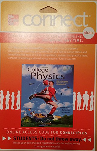Connect Access 1 Semester Card For College Physics 4e