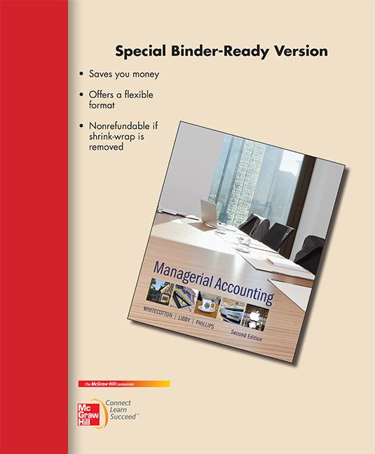 Loose Leaf For Managerial Accounting 2e