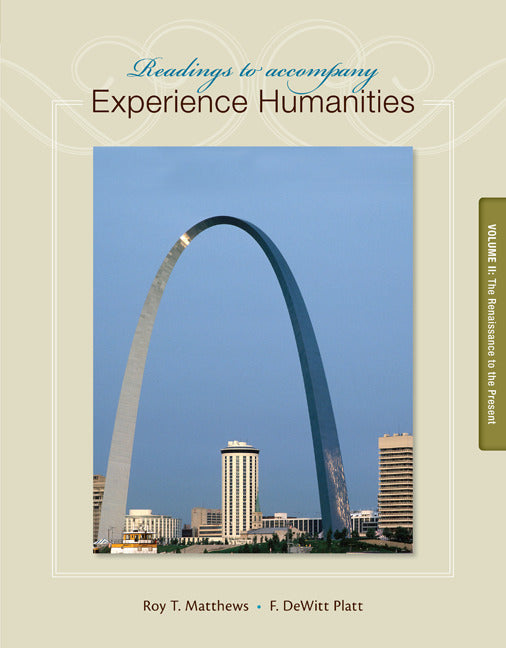 Readings To Accompany Experience Humanities Volume 2 8e