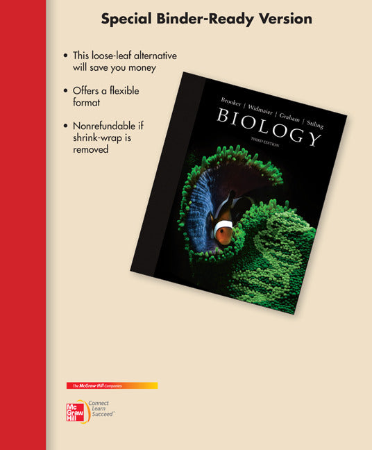 Loose Leaf Version For Biology 3e