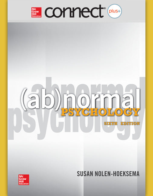 Connect Access Card For Abnormal Psychology 6e