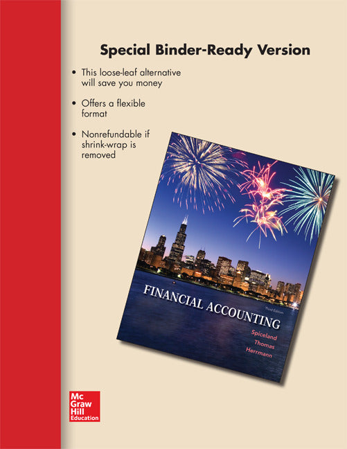 Loose Leaf Version Financial Accounting 3e