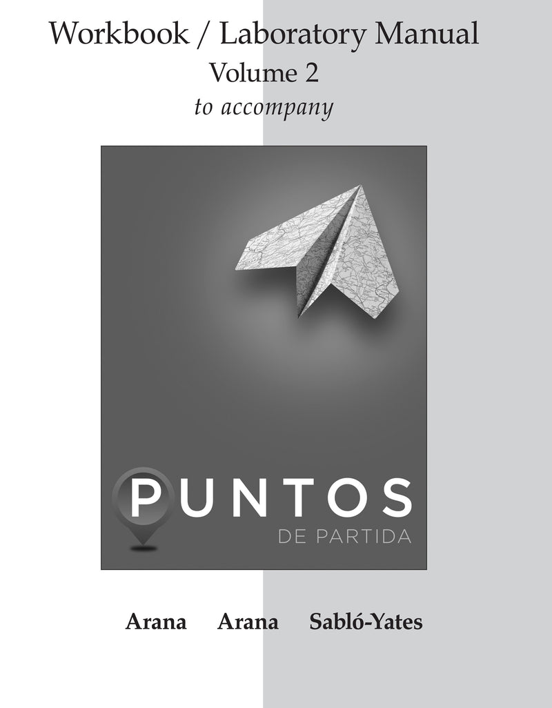 Workbook Lab Manual V2 For Puntos De Partida Invitation To Spanish 9e