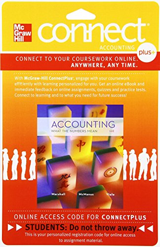 Connect 1 Semester Access Card For Accounting What Numbers Mean