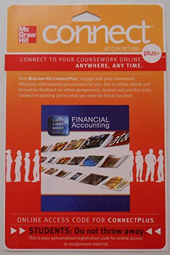 Connect 1 Semester Access Card For Financial Accounting 8e