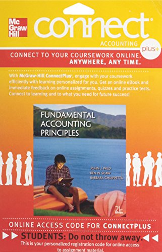 Connect 2 Semester Access Card For Fundamental Accounting Principles 21e