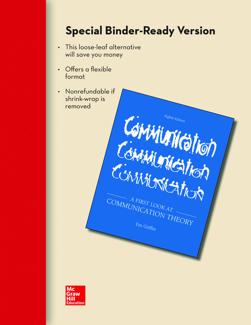 Looseleaf For A First Look At Communication Theory 8e