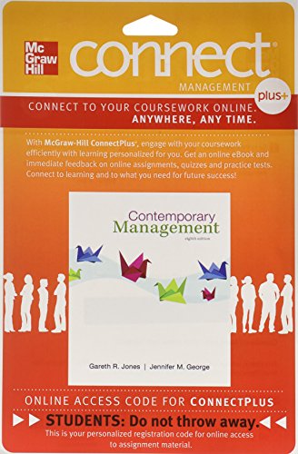 Connect 1 Semester Access Card For Comtemporary Management 8e