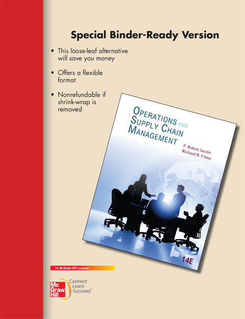 Loose Leaf Operations & Supply Chain Management 14e