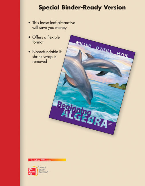 Loose Leaf Version For Beginning Algebra 4e