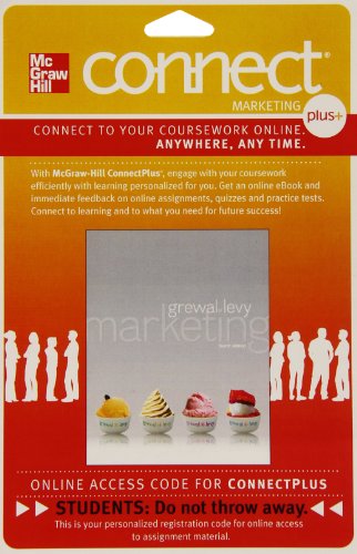 Connect 1 Semester Access Card For Marketing 4e