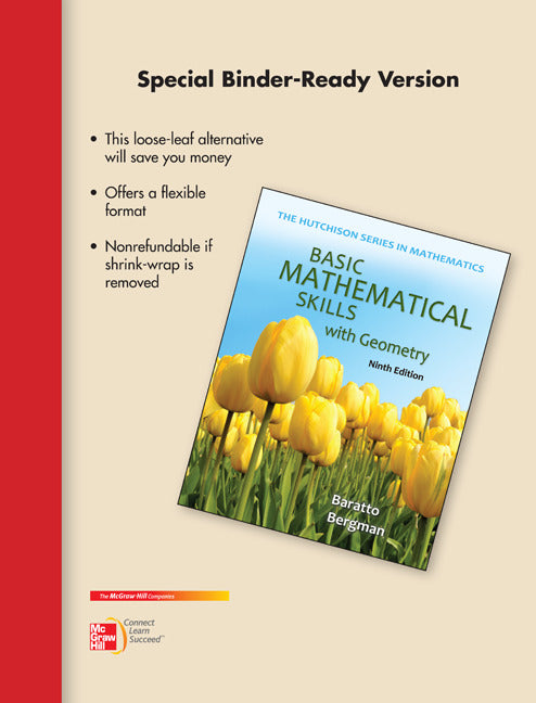 Loose Leaf Version For Basic Math Skills With Geometry 9e