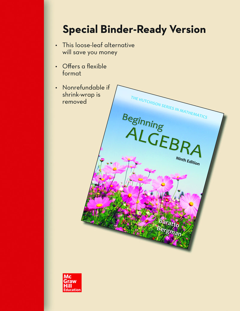 Loose Leaf For Beginning Algebra 9e
