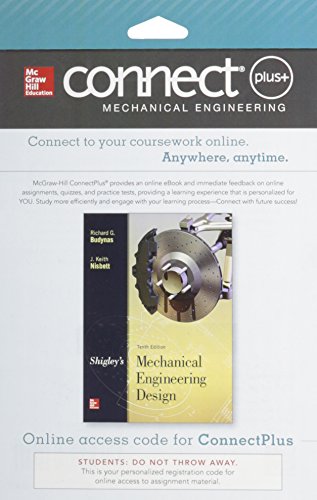Connect 1 Semester Access Card For Shigleys Mechanical Engineering Design