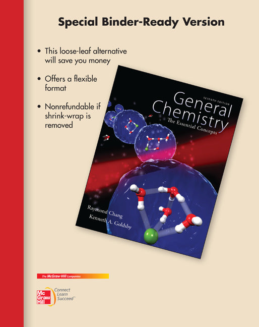 Loose Leaf Version For Chemistry The Essential Concepts. 7e