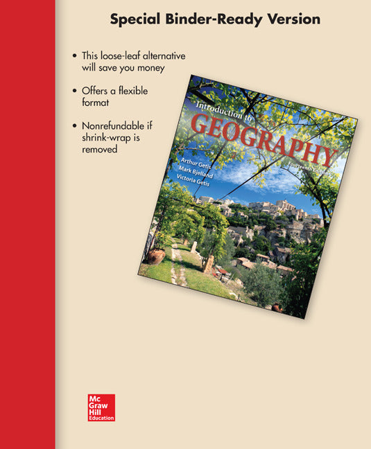 Loose Leaf Version For Introduction To Geography