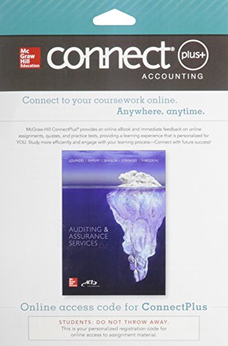 Connect 2 Semester Access Card For Auditing & Assurance Services 6e