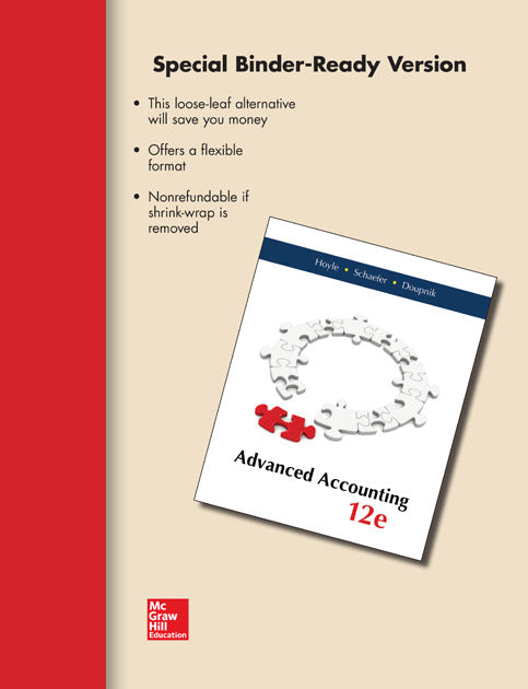 Loose Leaf Advanced Accounting