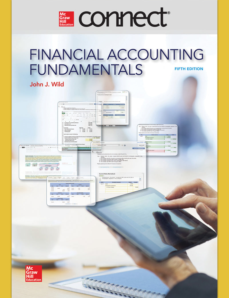 Connect 1 Semester Access Card For Financial Accounting Fundamentals 5e