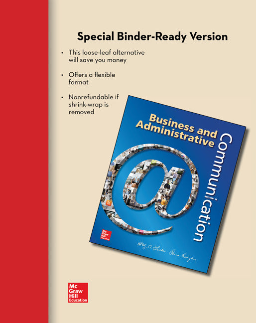 Loose Leaf Business & Adminstrative Communication