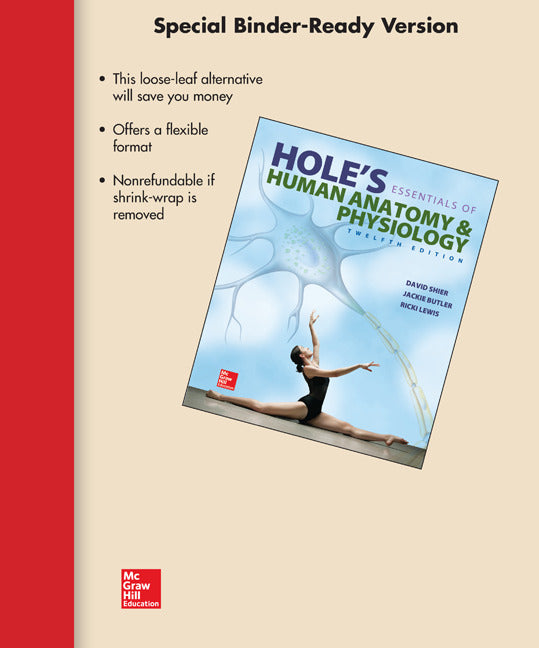 Loose Leaf Version For Holes Essentials Of Human Anatomy & Physiology
