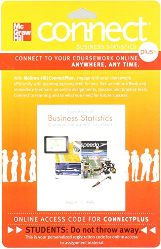 Connect 1 Semester Access Card For Essentials Of Business Statistics
