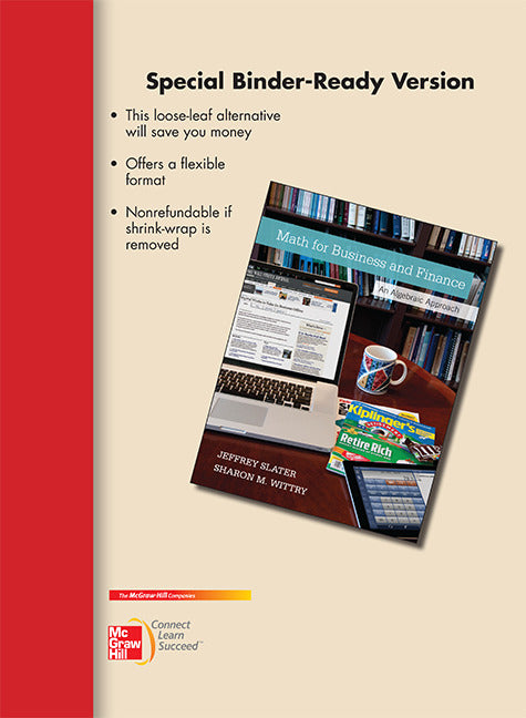 Looseleaf For Math For Business & Finance