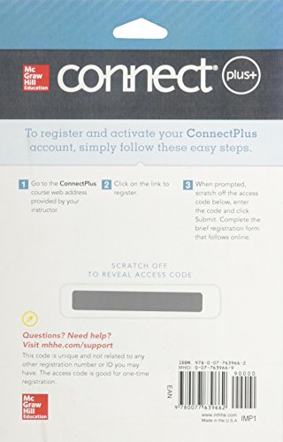Connect Access Card For Statistical Techniques In Business & Economics