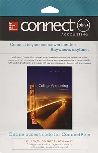Connect 2 Semester Access Card For College Accounting