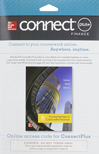 Connect Access Card For Fundamentals Of Corporate Finance 8e