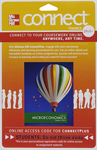 Connect 1 Semester Access Card For Microeconomics