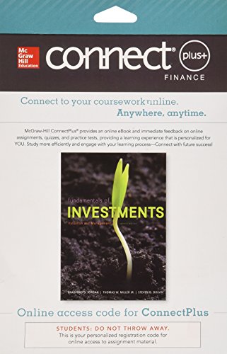 Connect 1 Semester Access Card For Fundamentals Of Investments 7e