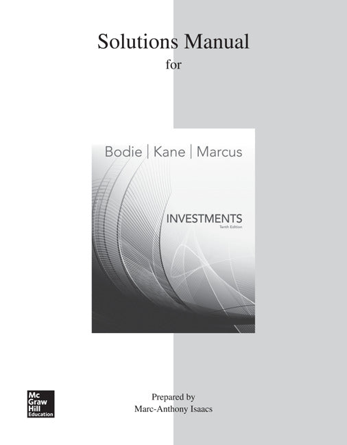 Solutions Manual For Investments