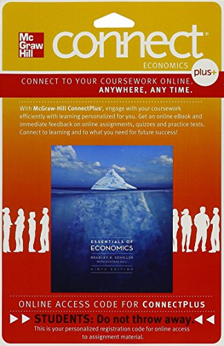 Connect 1 Semester Access Card For Essentials Of Economics 9e