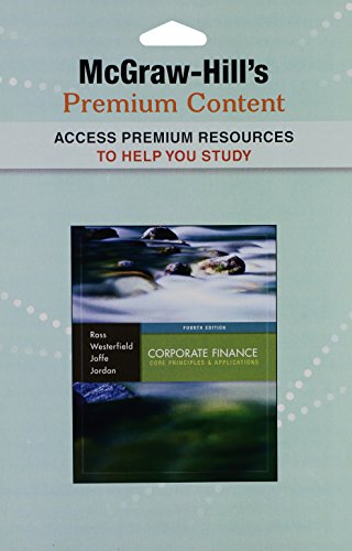 Premium Content Card Corporate Finance 4e