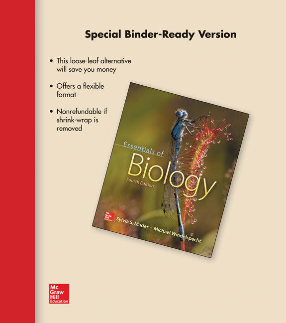 Loose Leaf Version For Essentials Of Biology 4e