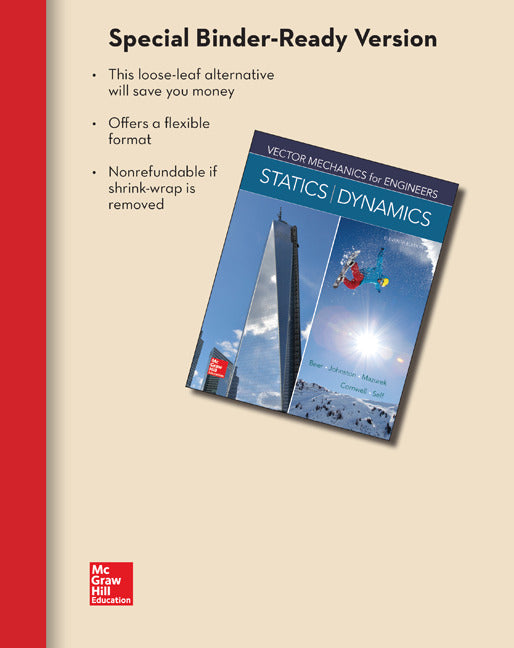 Loose Leaf For Vector Mechanics For Engineers Statics & Dynamics