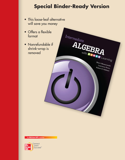 Loose Leaf For Intermediate Algebra With P.o.w.e.r Learning