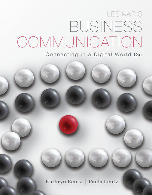 Loose Leaf Lesikars Business Communication With Connect Access Card