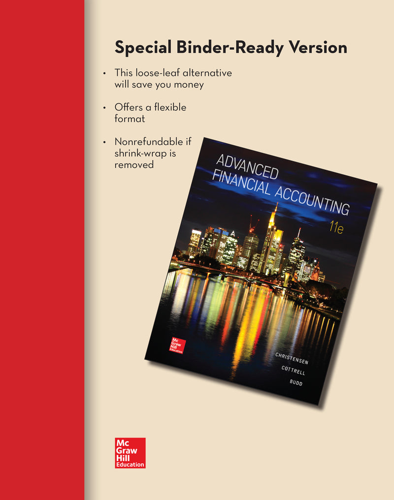 Loose Leaf Advanced Financial Accounting