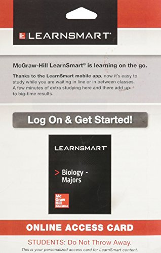 Learnsmart Access Card Two Semester For Majors Biology