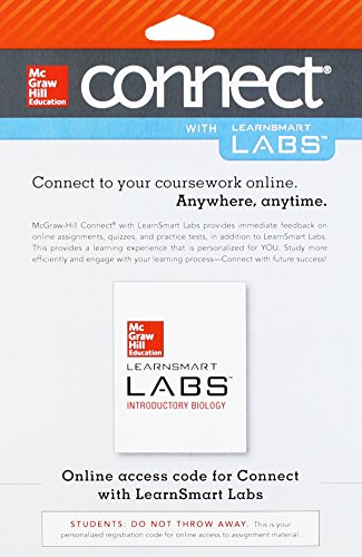 Connect Access Card For Learnsmart Labs Introduction To Biology