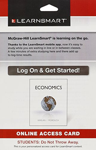 Learnsmart Access Card For Economics