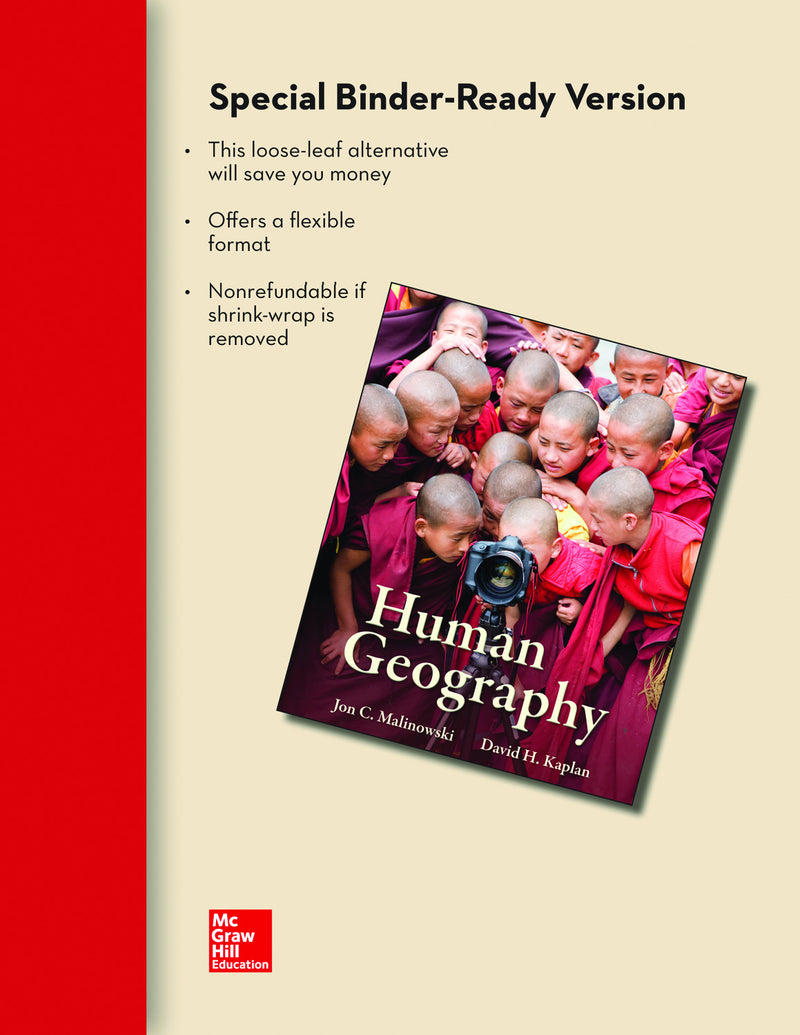 Loose Leaf Version For Human Geography