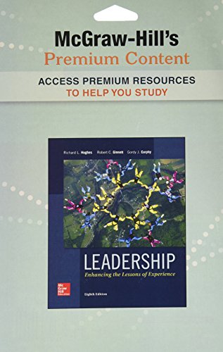Premium Content Code Card For Leadership 8e