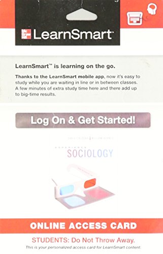 Learnsmart Access Card For Experience Sociology